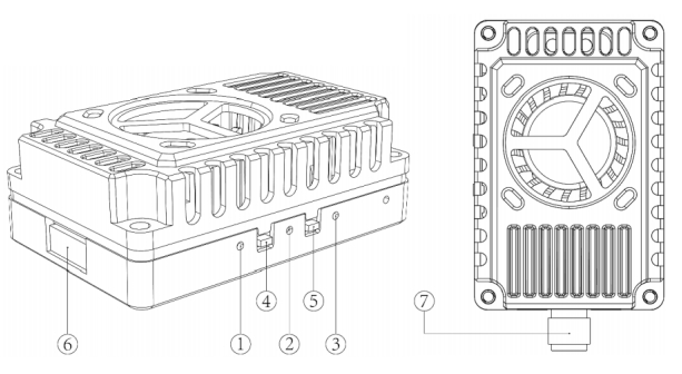 1.7G 4W UAV Video Transmitter 8 κανάλια 1680M-1960M FPV VTX Μεταφορά εικόνας μεγάλης απόστασης 0