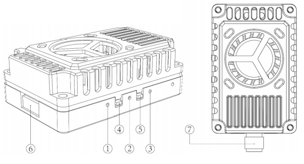 1.2G 4W UAV Video Transmitter 1.2Ghz FPV Μεγάλης εμβέλειας σύνδεση βίντεο με 9 κανάλια Υποστήριξη IRC Tramp 0