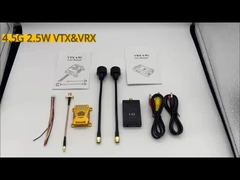 4.5Ghz 20km FPV VTX VRX 2.5W Drone Video Transmitter Receiver για μετάδοση