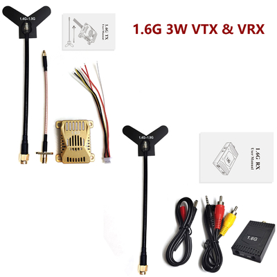 1.6Ghz 3W FPV VTX VRX UAV Video Transmitter και Receiver για τη μετάδοση με drones