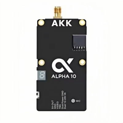 AKK Alpha 10 10W Drone VTX 4.9G 5.8GHz 80CH 10W FPV Μεταδότης βίντεο