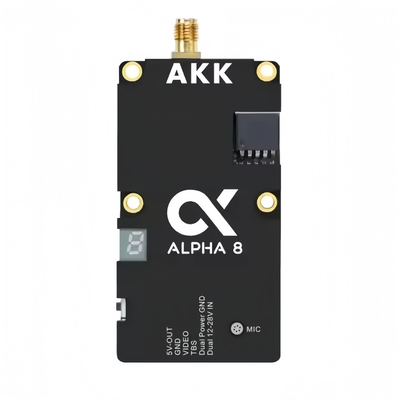 8W5.8GHz-6.0GHzΑναλογικός ΒιντεοδιαβιβαστήςUltimate Long Range FPV λύση για Drones