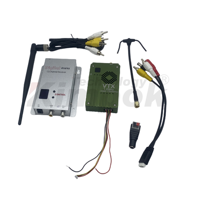 1.2G VTX 1.2Ghz 8W FPV Βίντεο μεταδότης δέκτη Ultra Long Range Video Link Image Transmission Drone VTX