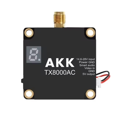AKK 8W VTX 5.8G 8W ασύρματος πομπός βίντεο 8000mW FPV VTX Υποστήριξη έξυπνου ήχου για RC Drone FPV Racing