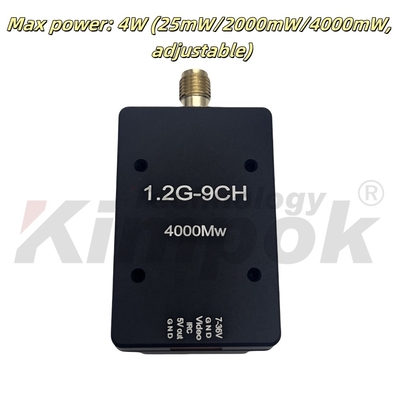 1.2G 4W Ασύρματος Πομπός Βίντεο 1.2Ghz VTX 16g Ελαφρύς 9CH FPV Πομπός Βίντεο για FPV Racing Drone