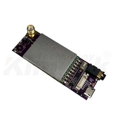Δέκτης ασύρματης μετάδοσης βίντεο 3.3G 12.5g Εξαιρετικά ελαφρύς σχεδιασμός Τροφοδοσία ευρείας τάσης 7-36V Αφιερωμένο σε μοντέλα αεροσκαφών FPV