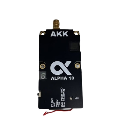 Akk Alpha 10 5.8ghz Fpv Vtx 10w, 80ch Πομπός Βίντεο Drone Υψηλής Ισχύος, Μεγάλης Εμβέλειας, Σταθερό Σήμα Για Fpv Racing & Συστήματα Uav