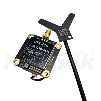 Νέος Πομπός Μετάδοσης 2.2G για Drones 4.5W Ισχύς VTX Σταθερή Εικόνα Βελτιωμένη Εμπειρία Πτήσης