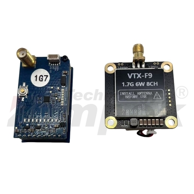 1.7GHz 6W Drone Video Transmitter and Receiver Kit Υψηλής ισχύος μετάδοση FPV