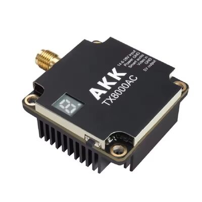 AKK 8W 5.8G FPV VTX ασύρματος πομπός βίντεο με έξυπνο ήχο για αγώνες με μη επανδρωμένα αεροσκάφη μεγάλης εμβέλειας