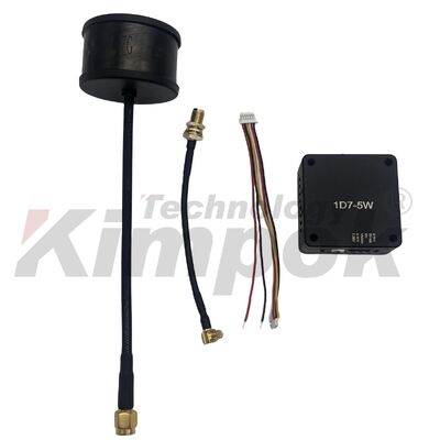 1.7G 5W High Power FPV VTX Wireless AV Sender με κελύφη από κράμα αλουμινίου για αναλογική μετάδοση βίντεο
